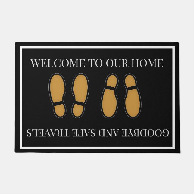 Felpudo Bienvenida y adiós (Anverso)