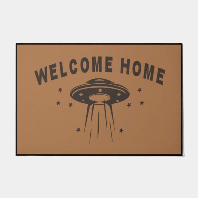 Felpudo Bienvenido a casa UFO Doormat, Planet Aovers Mat (Anverso)