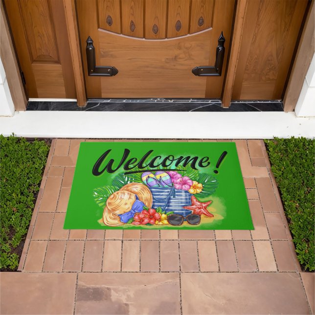 Felpudo Bienvenido a la playa (Exterior)