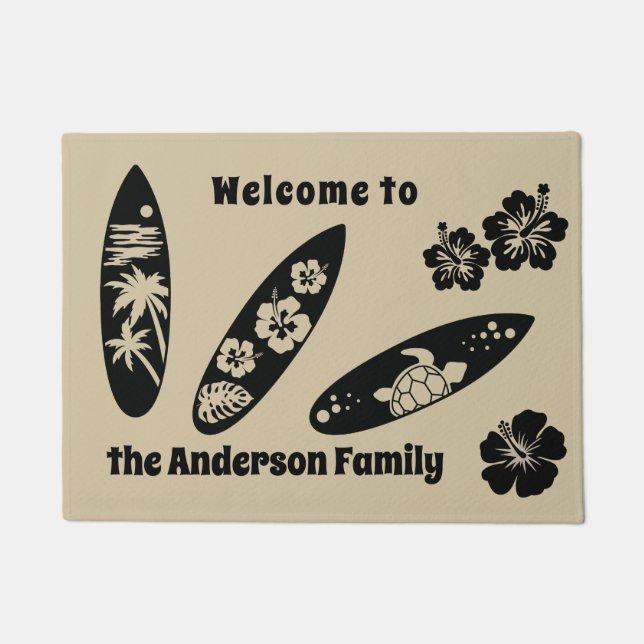 Felpudo Bienvenido a las Juntas Familiares (Anverso)