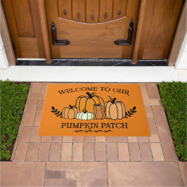 Felpudo Bienvenido a Nuestra Alfombrilla de la Puerta del 