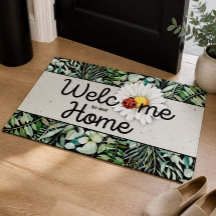 Bienvenido a Nuestra Casa Alfombrilla de Ladybug