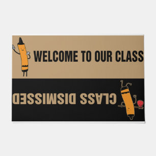 Felpudo Bienvenido A Nuestra Clase Mat, Decoración De Cla