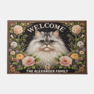Felpudo Bienvenido a Selkirk Rex Cat personalizado, Moda f