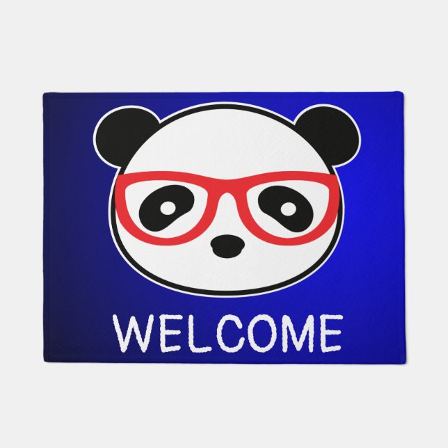 Felpudo Bienvenido Mat Panda Bear (Anverso)