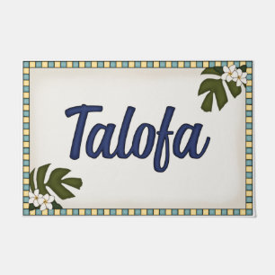 Felpudo Bienvenido Mat ~ Talofa ~ Samoan