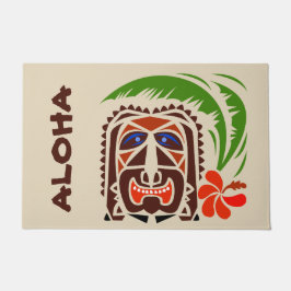 Felpudo Bienvenido Mat, Tiki Bar.editar texto Doormat