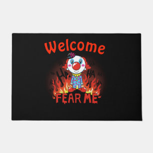 Felpudo Bienvenido Miedo a mi Payaso