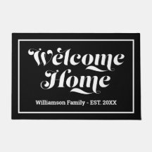 Bienvenido nombre de familia personalizado Script