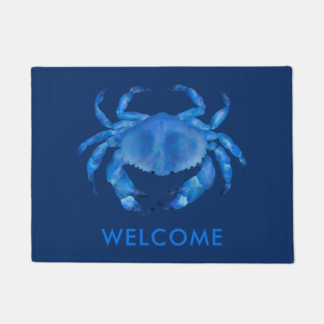 Felpudo Bienvenidos a Blue Crab Beach House (Anverso)