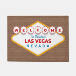 Felpudo Bienvenidos a Fabulous Las Vegas Nevada Doormat