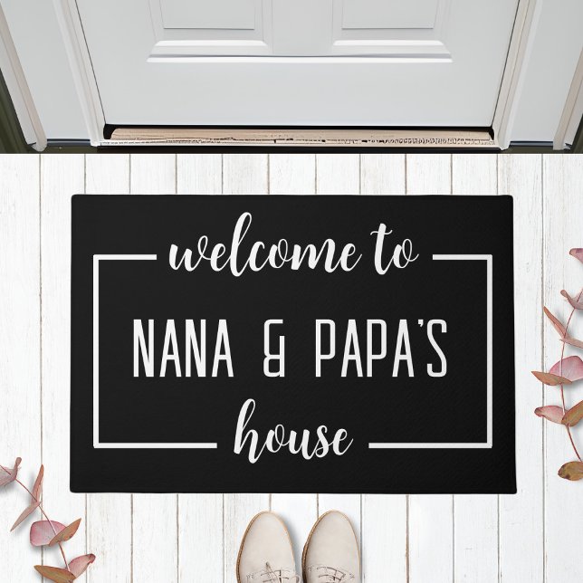 Felpudo Bienvenidos A La Casa De NANA Y PAPA (Subido por el creador)