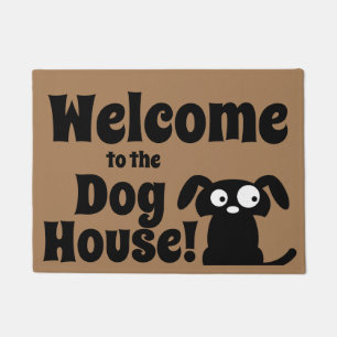 Felpudo Bienvenidos a la Casa del Perro Divertida Doormat