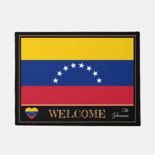 Felpudo Bienvenidos a la Casa Deportiva Venezuela y Venezu