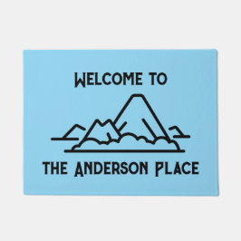 Felpudo Bienvenidos a la isla familiar