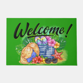 Felpudo Bienvenidos A La Playa