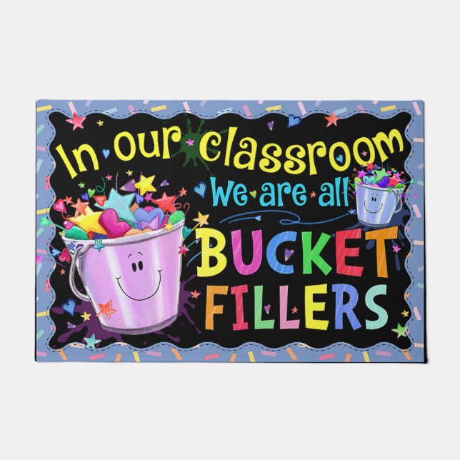 Felpudo Bienvenidos A La Puerta De Aula Mat, Graciosos Reg (Anverso)