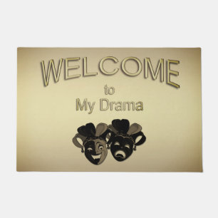 Felpudo Bienvenidos a mi teatro dramático