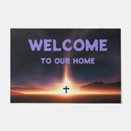 FELPUDO BIENVENIDOS A NUESTRA CASA