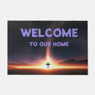 FELPUDO BIENVENIDOS A NUESTRA CASA
