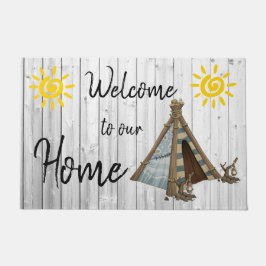 Felpudo Bienvenidos a nuestra casa