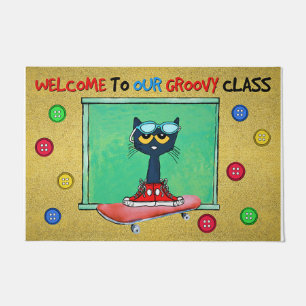 Felpudo Bienvenidos A Nuestra Clase Groovy