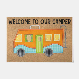Felpudo Bienvenidos A Nuestro Camper Doormat, Camping