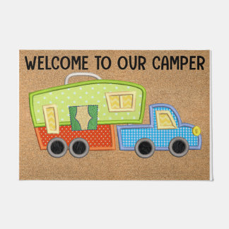 Felpudo Bienvenidos A Nuestro Camper Mat, Camping Cute