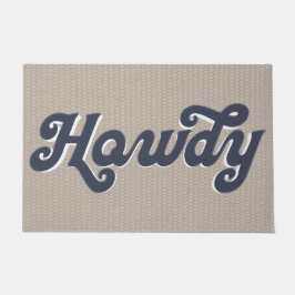 Felpudo Bienvenidos a Retro Farmhouse Howdy