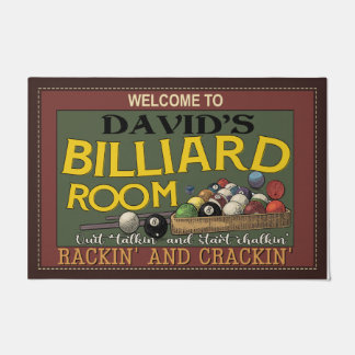 Felpudo Bienvenidos Al Billiard Room Mat, Guay Billiard