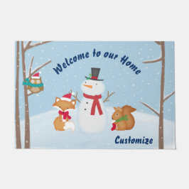 Felpudo Bienvenidos Al Bosque