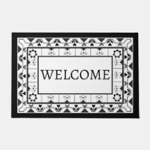 Bienvenidos al diseño de mosaicos florales en blan