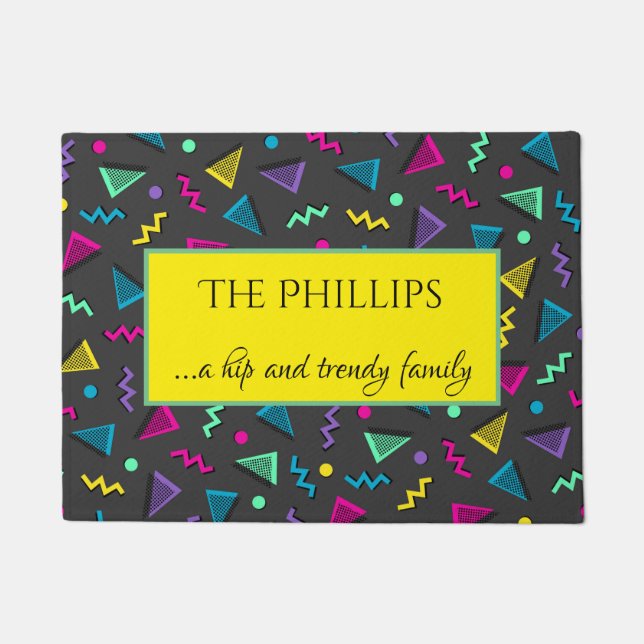 Felpudo Bienvenidos al Hip and Trendy Style 80 (Anverso)