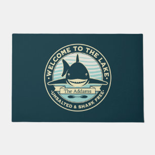Felpudo Bienvenidos al lago Unsalted & Shark Free Doormat