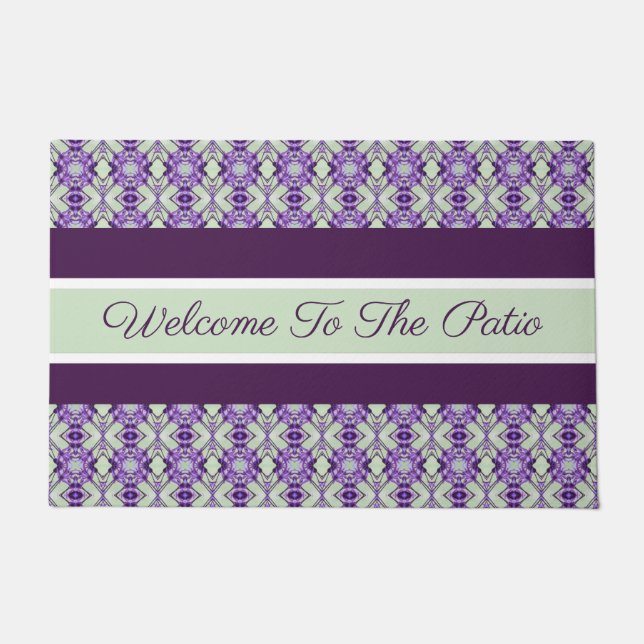 Felpudo Bienvenidos Al Patio (Anverso)