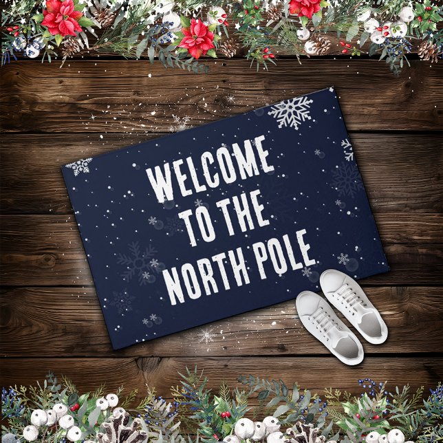 Felpudo Bienvenidos Al Polo Norte (Subido por el creador)