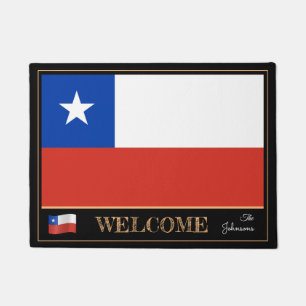 Felpudo Bienvenidos Chile y la Casa Deportiva