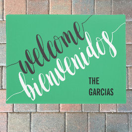 Felpudo Bienvenidos con nombre personalizado