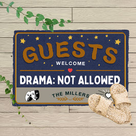 Felpudo Bienvenidos - Drama no permitido para familias