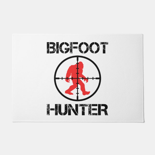 Felpudo Bigfoot Hunter Funny Bigfoot Lover (Anverso)