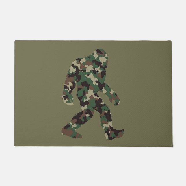 Felpudo Bigfoot Sasquatch Camuflaje (Anverso)