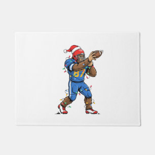 Felpudo Bigfoot Sasquatch Fútbol Navidad 2026 Fiesta 