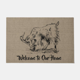 Felpudo Billy Goat - Granja de campo y Mascotas