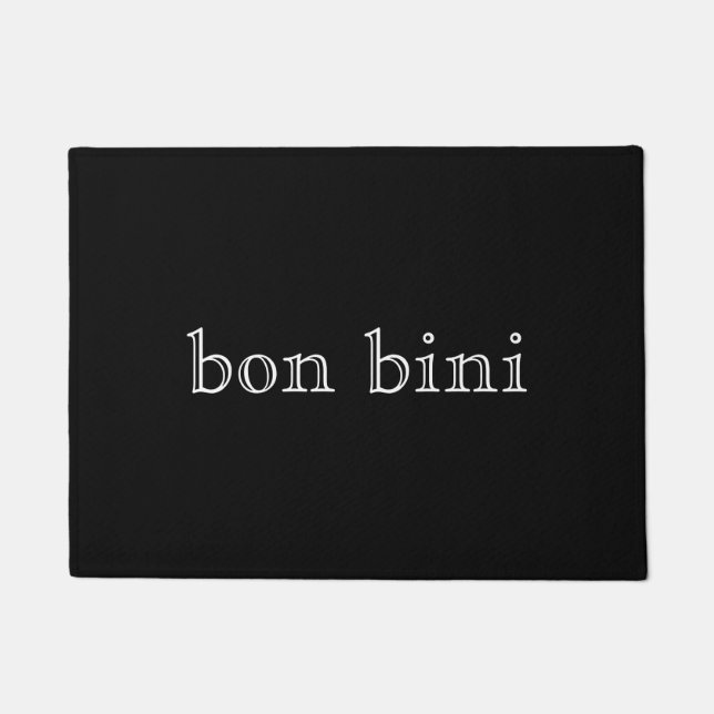 Felpudo bini del bon (Anverso)