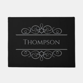 Felpudo Black Elegant Personalizado Door Mat