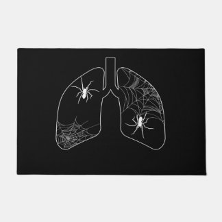 Felpudo Black Lungs Spider Webs | Araña de Halloween