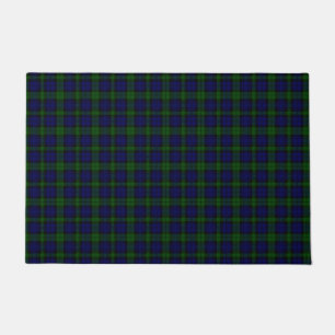 Felpudo Black Watch Tartan Blue Green Plage