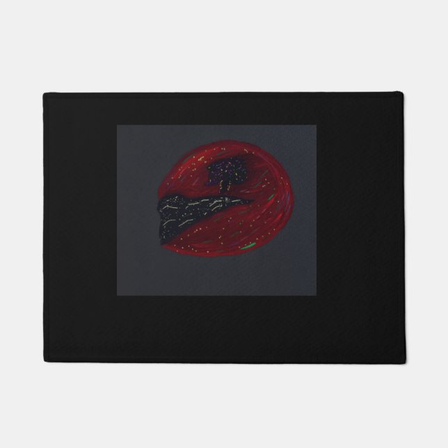 Felpudo Blood Moonlit Night Door Mat (Anverso)