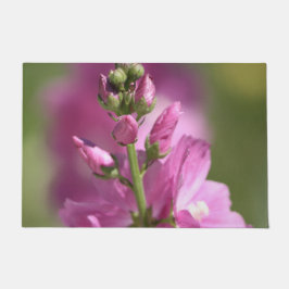 Felpudo Blooms florales de malva