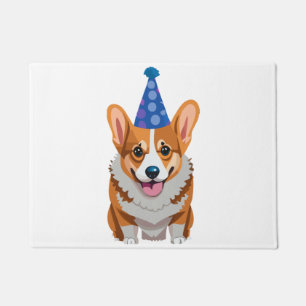 Felpudo Blue Birthday Corgi Classic T-Shirt